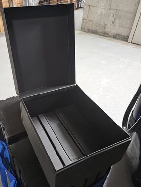 MCM Industrial Metal Lidded File Paper Organizer